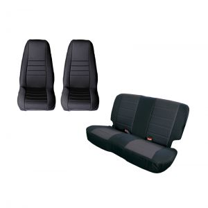 Rugged Ridge Seat Cover Kit- Front/Rear 13290.01