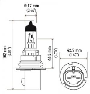Hella Halogen Bulb 9007 image 4