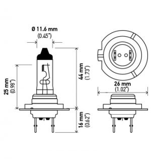 Hella Halogen Bulb H7