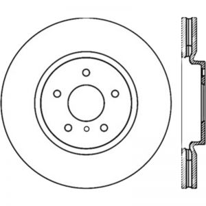 Stoptech Slotted Sport Brake Rotor 126.42100CSL