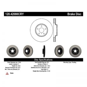 Porsche Cayman Brake Rotors - Drilled
