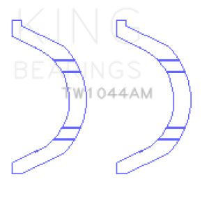King Engine Bearings Thrust Washers TW1044AM