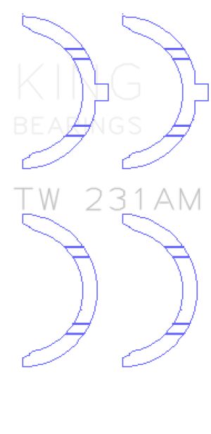 King Engine Bearings Thrust Washers TW231AM