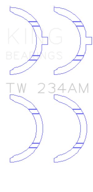 King Engine Bearings Thrust Washers TW234AM
