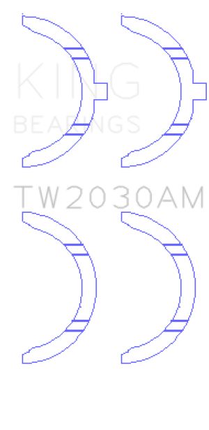 King Engine Bearings Thrust Washers TW2030AM