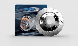 SHW Performance Drill-Dimpl LW Wavy Rotors ARX48221