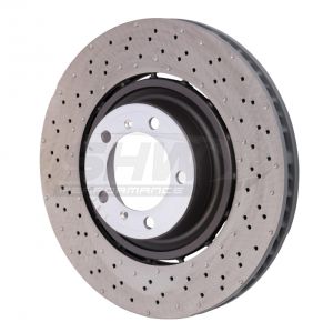 SHW Performance Drilled-Dimpled LW Rotors PFL49015