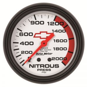 AutoMeter Chevy White Gauges 5828-00406