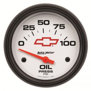 AutoMeter Chevy White Gauges 5827-00406