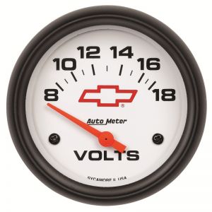 AutoMeter Chevy White Gauges 5891-00406
