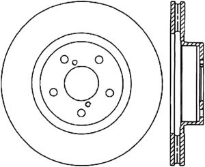 Stoptech Slotted Sport Brake Rotor 126.47021CSL