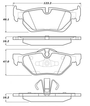 Stoptech Street Brake Pads 308.12670