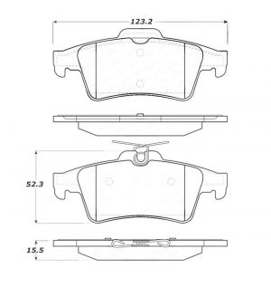 Stoptech Street Brake Pads 308.10950 image 6