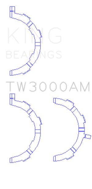 King Engine Bearings Thrust Washers TW3000AM