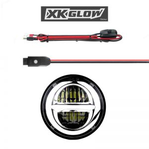 XKGLOW Moto Headlights XK-5IN-KIT-W