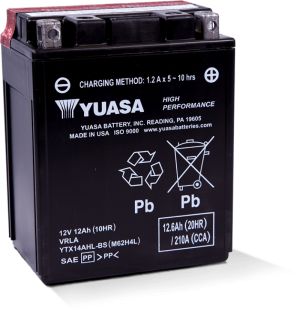 Yuasa Battery Misc Powersports YUAM62H4L