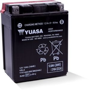 Yuasa Battery Misc Powersports YUAM62H4A
