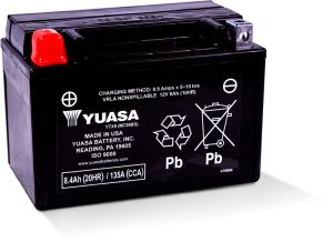 Yuasa Battery Maintenance Free Battery YUAM729BSTWN