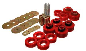 Energy Suspension Body Mounts - Red 5.4116R