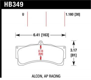 Hawk Performance DTC-70 Brake Pad Sets HB349U1.18