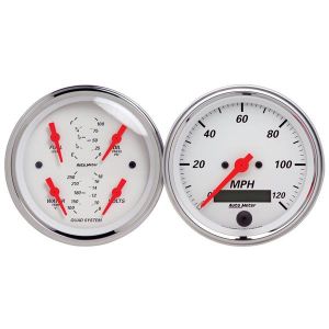 AutoMeter Arctic White Gauges 1308