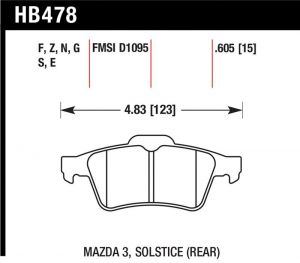 PowerStop Z17 Evolution Brake Pads HB478F.605
