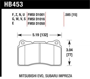 DBA 5000 Slot&Drill Rotors HB453S.585