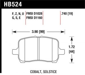PowerStop Z16 Evolution Brake Pads HB524F.740