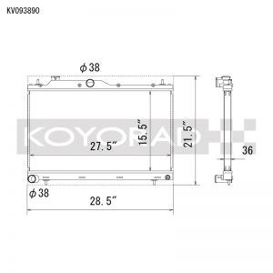 Koyo Racing Radiators VH093890