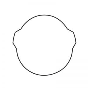 Vertex Pistons Clutch Cover Gasket 817928