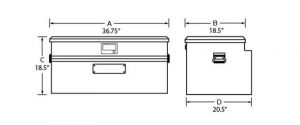 Tradesman Flush Mount Box - Alum 79436