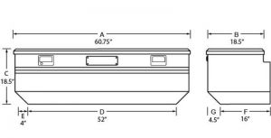 Tradesman Flush Mount Box - Alum 79460T