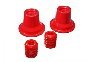 Energy Suspension Shock Bushings - Red 8.9105R