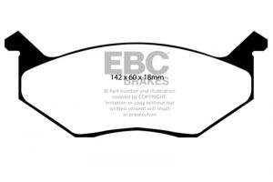 EBC Yellowstuff Brake Pad Sets DP4678R