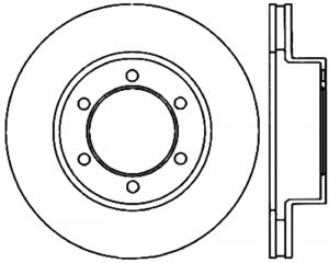 Stoptech Slotted Sport Brake Rotor 126.44118CSL