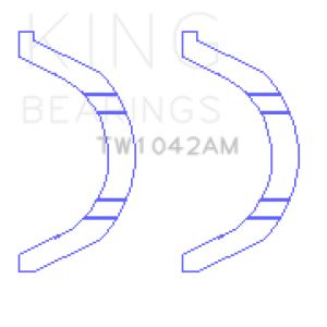 King Engine Bearings Thrust Washers TW1042AM