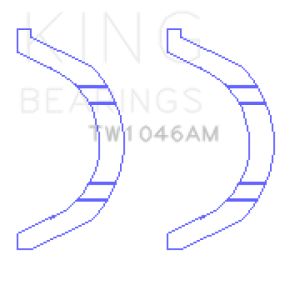 King Engine Bearings Thrust Washers TW1046AM
