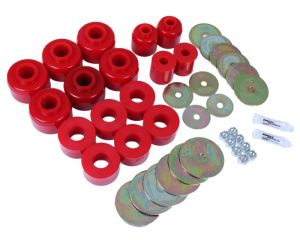 Energy Suspension Body Mounts - Red 8.4114R